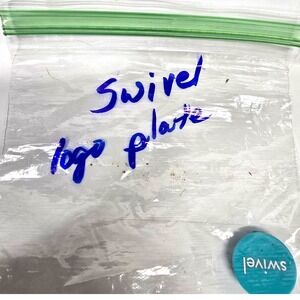 Bissell Swivel Logo Plate Replacement Part Floor Finishing Machine Model 2315